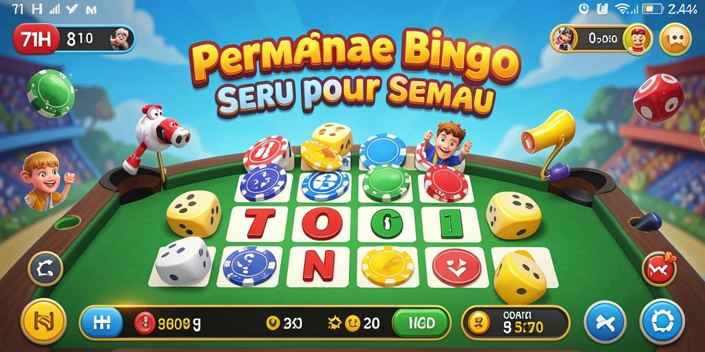 Screenshot gameplay 71H yang menampilkan aksi seru Bingo.