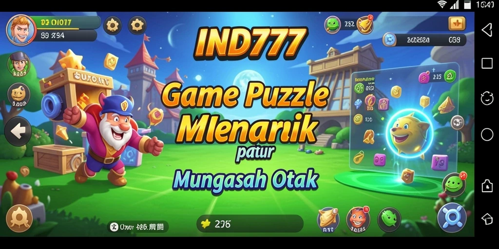 Tangkapan layar gameplay <strong>IND777</strong>, menunjukkan tantangan Puzzle yang seru.