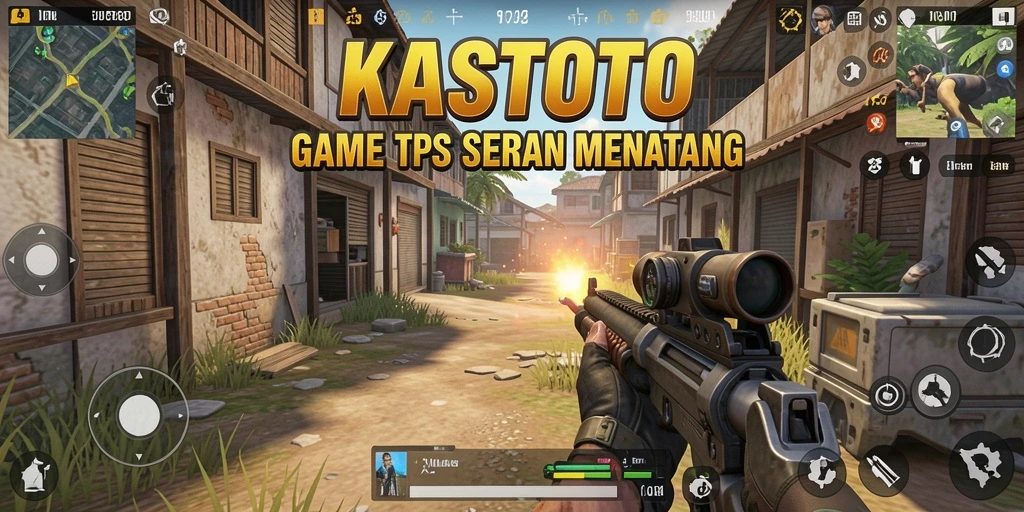 Tampilan gameplay seru KASTOTO dalam mode TPS.