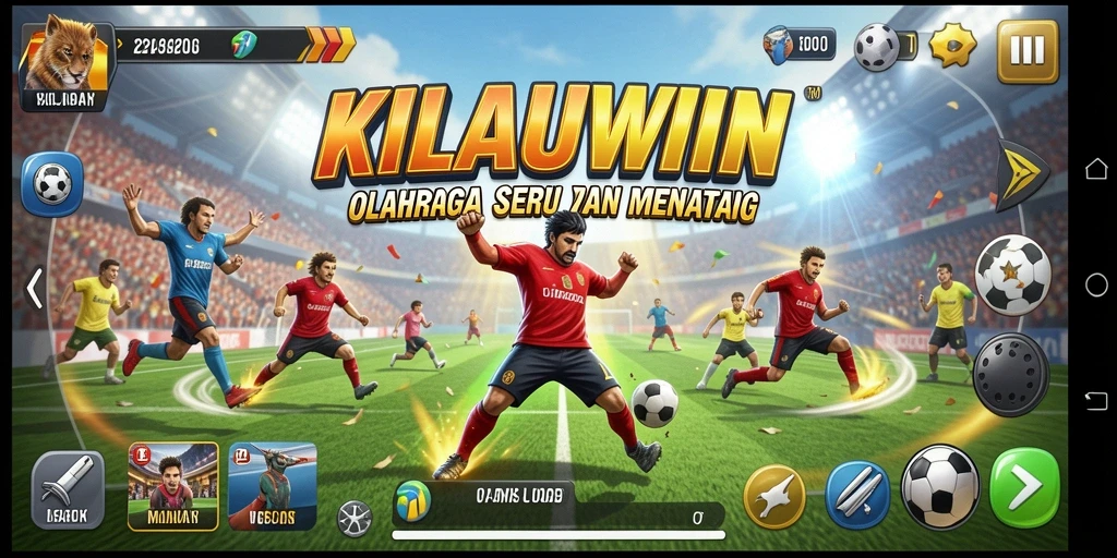 Screenshot gameplay <strong>KILAUWIN</strong> yang menampilkan aksi olahraga yang mendebarkan.