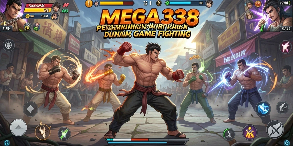 Gameplay seru dalam pertarungan epik MEGA338.