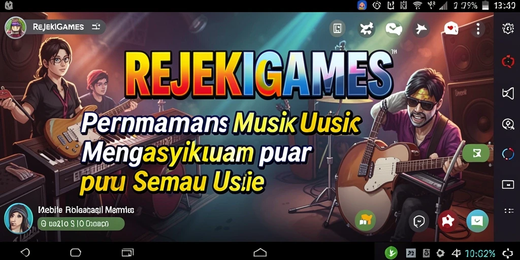 Tampilan gameplay menarik dari REJEKIGAMES di layar ponsel.