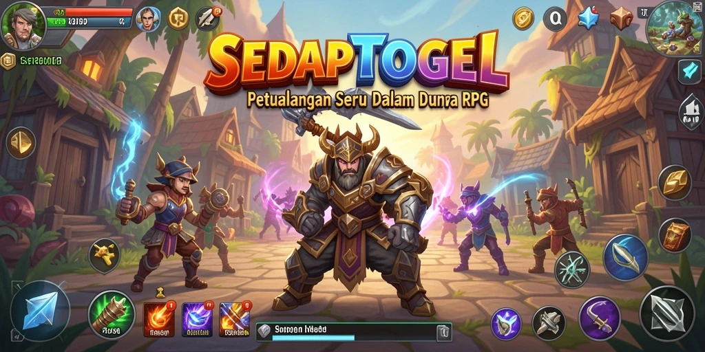 Tampilan gameplay seru dalam SEDAPTOGEL RPG yang penuh petualangan.