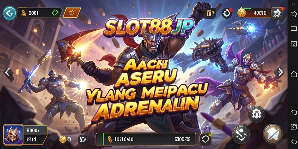Tampilan menakjubkan dari gameplay SLOT88JP yang penuh aksi.