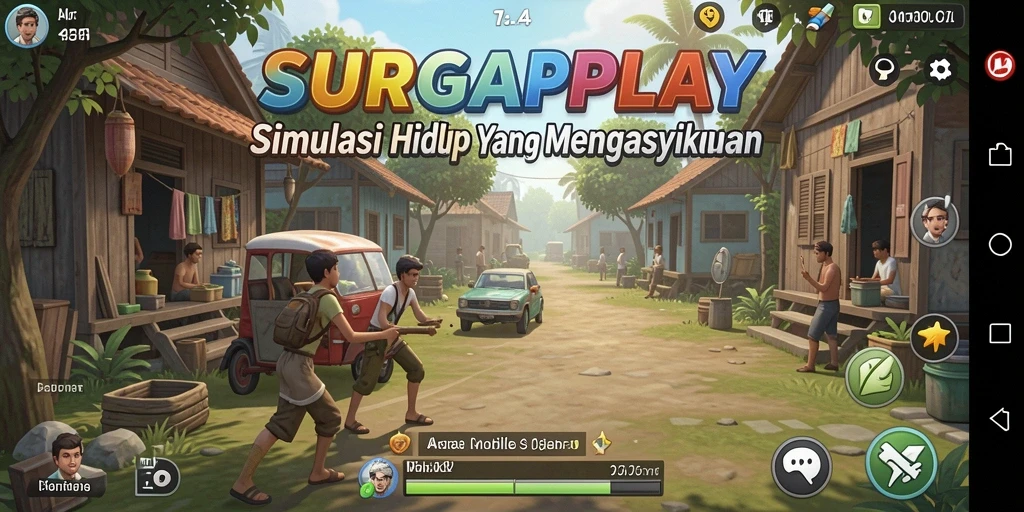 Tampilan gameplay SURGAPLAY yang menarik dan interaktif.