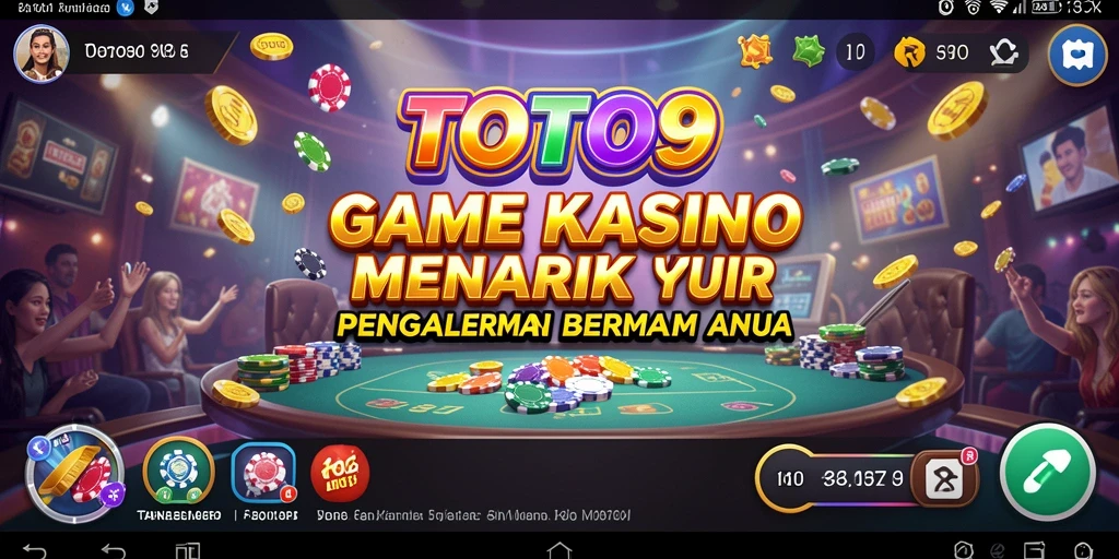 Screenshot TOTO9 menampilkan gameplay seru dan interaktif yang menarik.