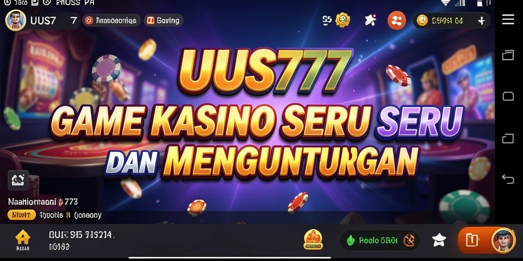 Screenshot UUS777 menampilkan gameplay kasino yang mengasyikkan.